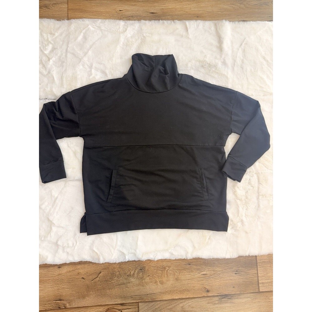 bundle 3- Zelos Athletic sweater L Black Pullover Cowl Comfort - Picture 3 of 11